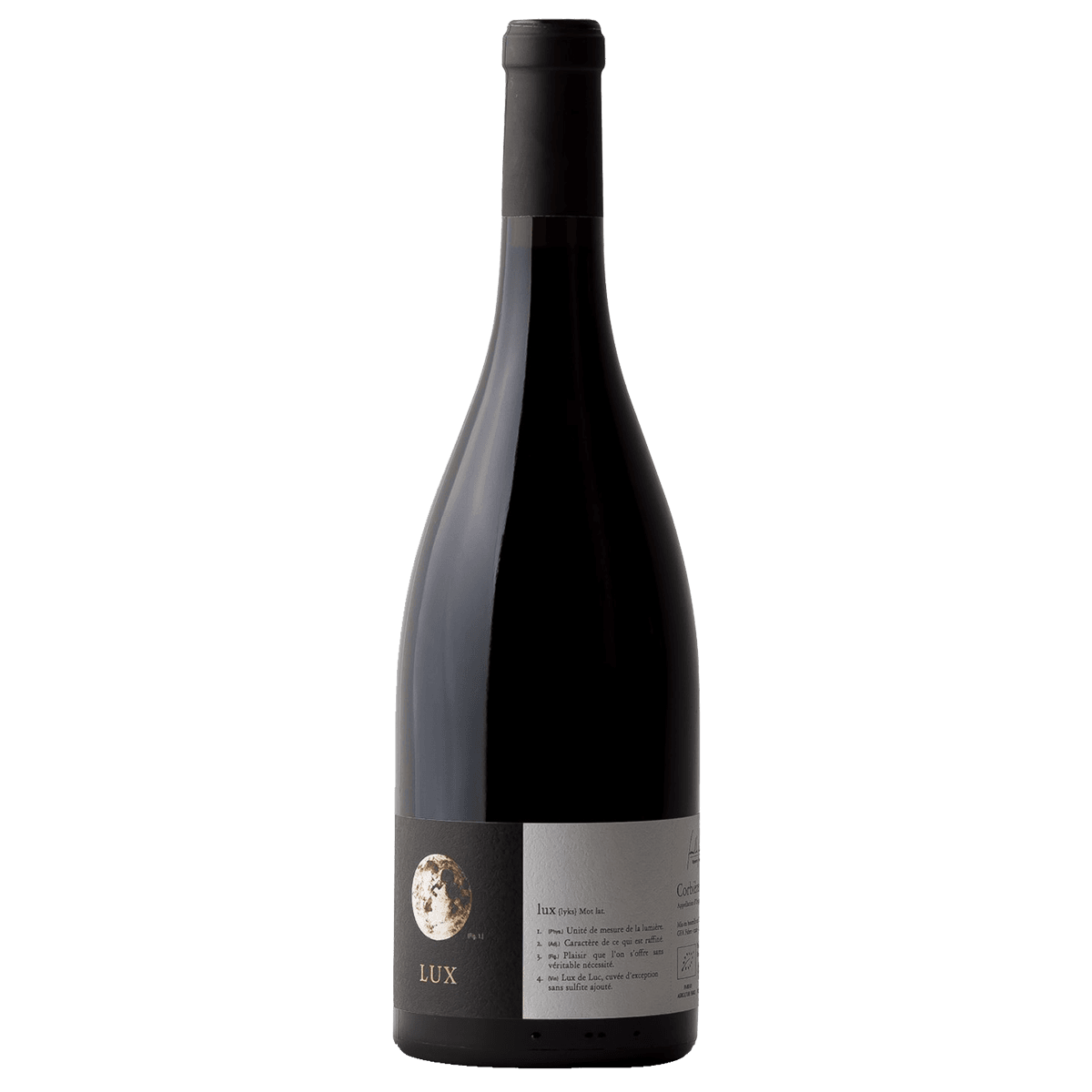LUX DE LUC CORBIERES FAMILLE ORGANIC ROUGE 750ML
