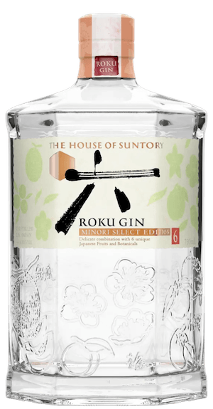 SUNTORY ROKU GIN MINORI 750ML