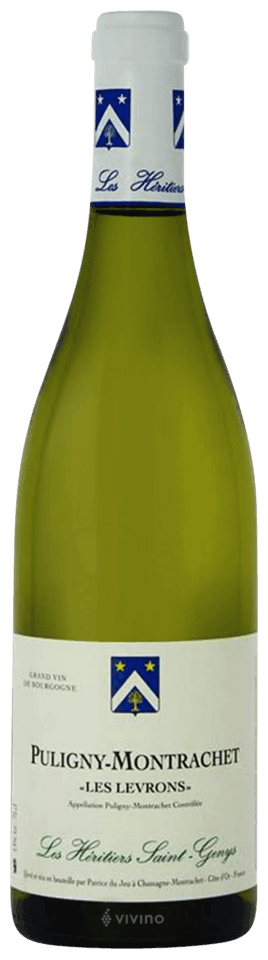 LES HERITIERS ST GENYS PULIGNY MONTRACHET LES LEVRONS 750ML