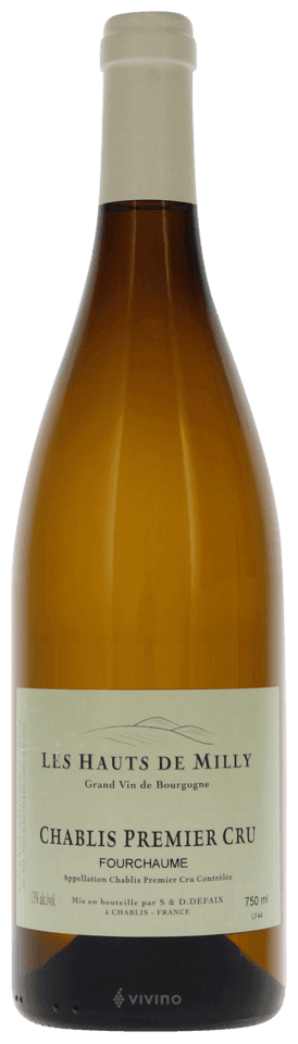 LES HAUTS DE MILLY COTE DE LECHET CHABLIS 1ER CRU 750 ML