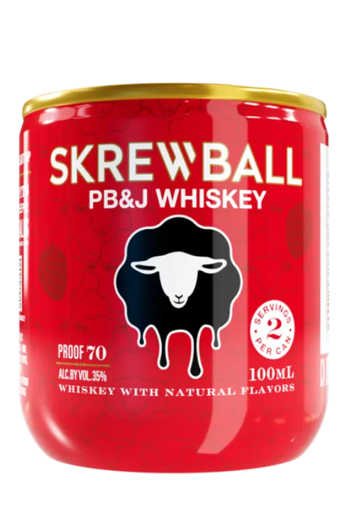 SKREWBALL PEANUT BUTTER & STRAWBERRY JELLY CKTL 100ML