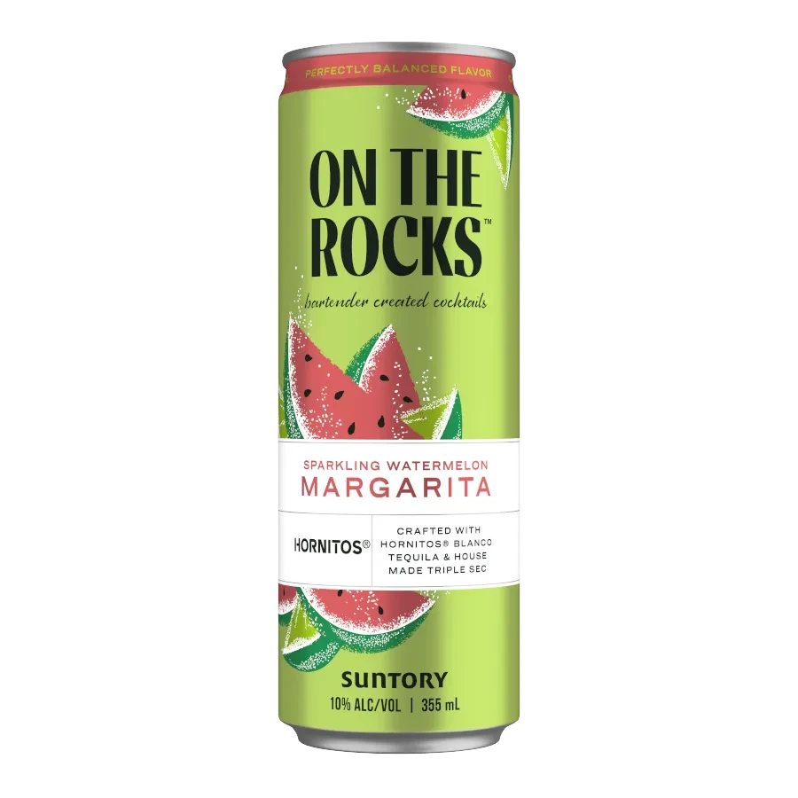 ON THE ROCK CKTL MARG SPARKLING WATERMELON CAN 355ML