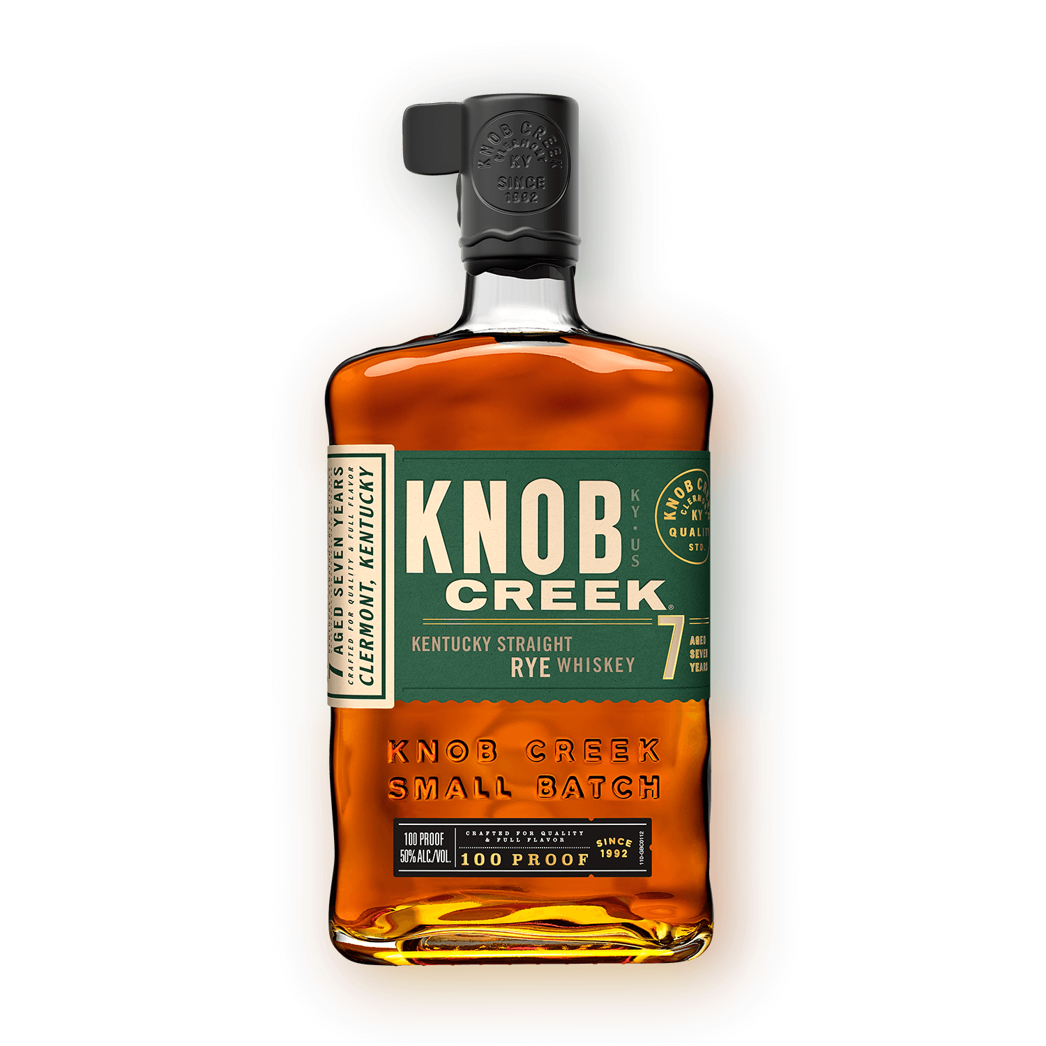 KNOB CREEK RYE 7YR 100PR 1L