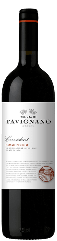 TENUTA DI TAVIGNANO ROSSO PICENO 'CERVIDONI' 750ML