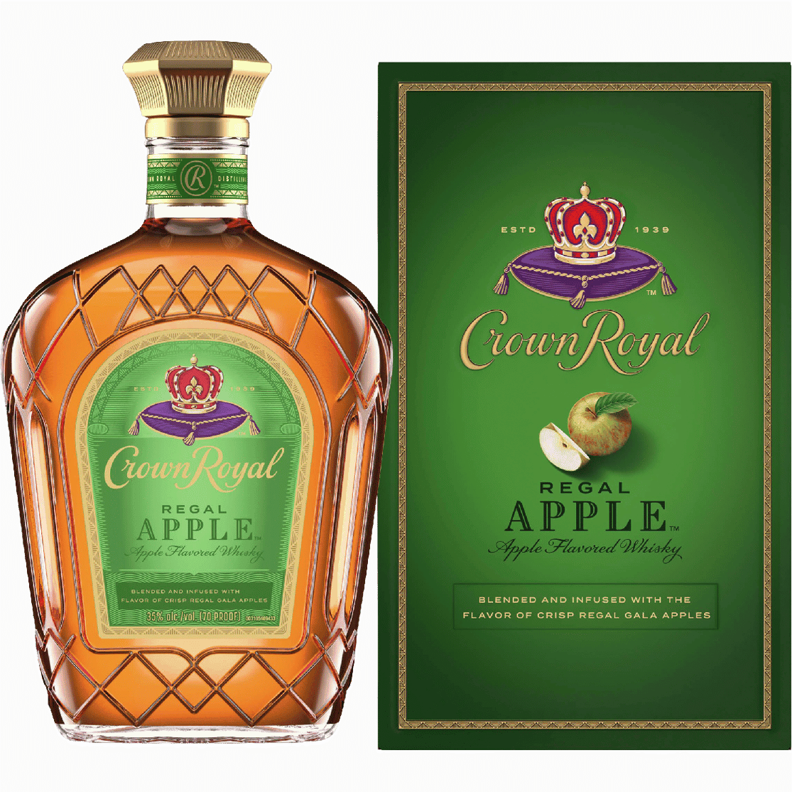 CROWN ROYALE APPLE 750ML