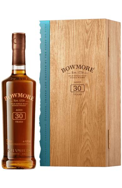 BOWMORE 30YRS NO.1 VAULTS ISLAY SINGLE MALT 750ML