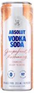 Absolut - Vodka Soda Grapefruit & Rosemary (12 pack cans)